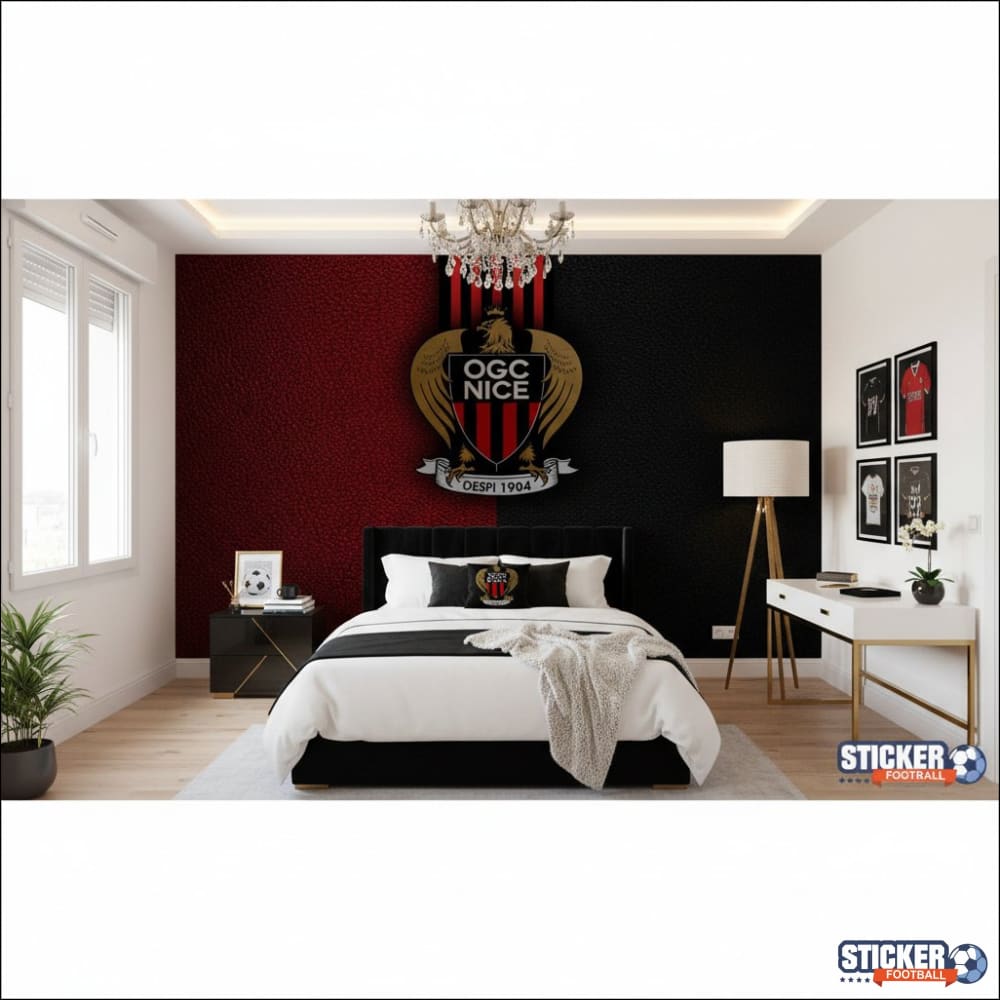 Visualisation papier peint foot NICE logo