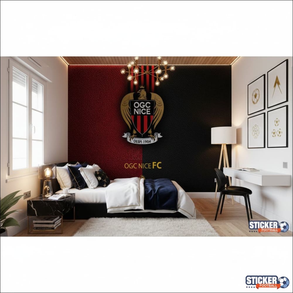 Visualisation papier peint foot NICE logo