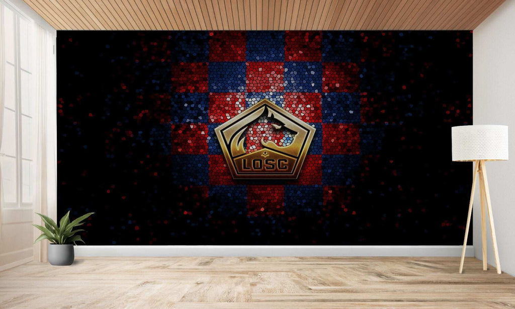 papier peint Lille LOSC 1 – Décorez avec Passion | Boutique de Papier Peint