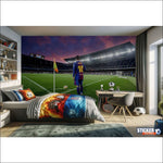 papier peint football Lionel Messi_ photo - Vignette | stickers foot