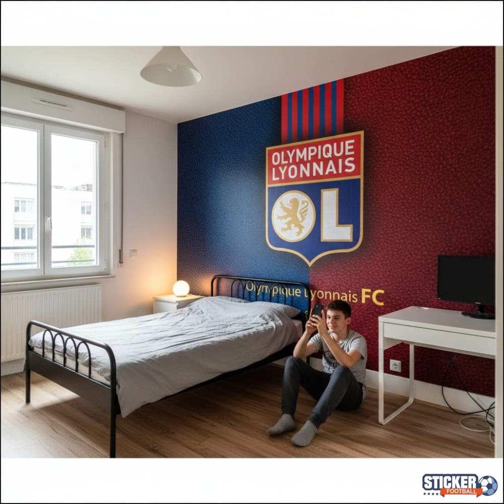 Visualisation papier peint football LYON logo