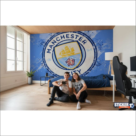 Visualisation papier peint football Manchester City FC logo