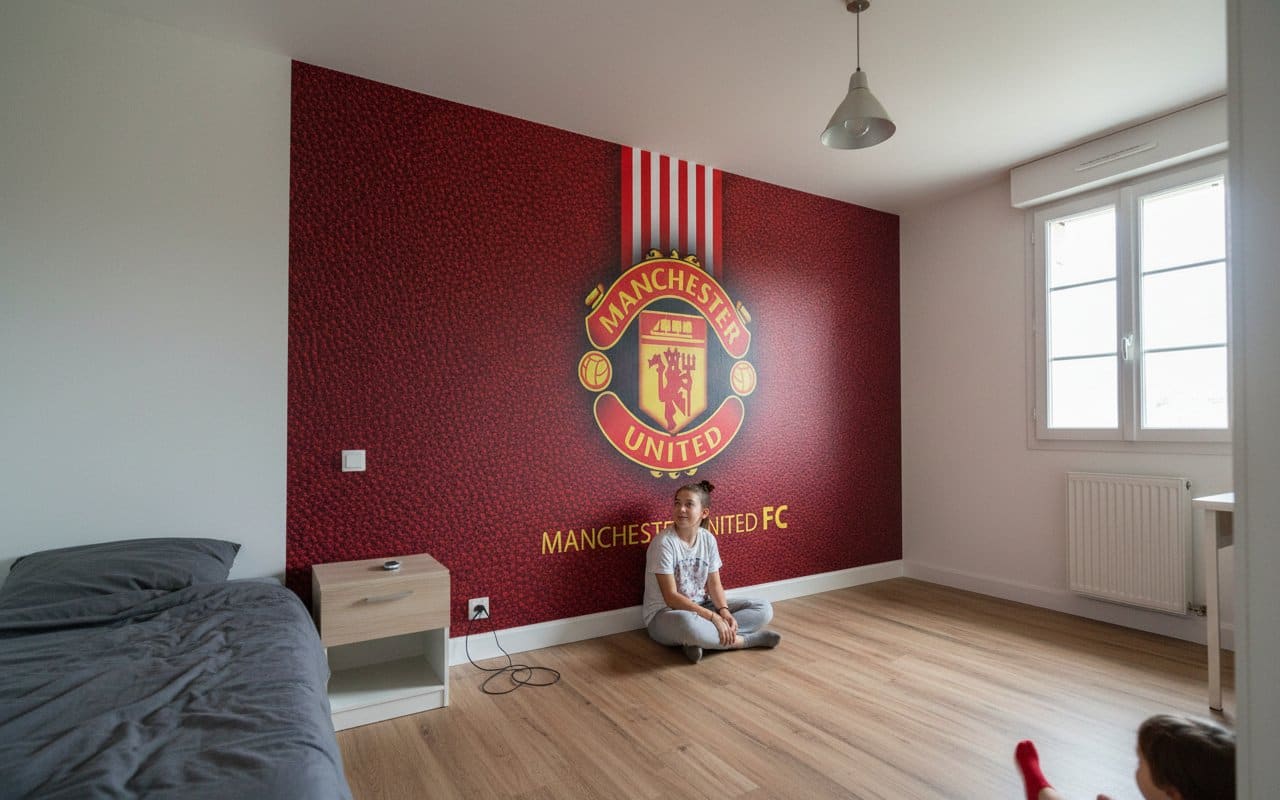 Visualisation papier peint football manchester image