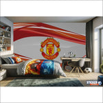 papier peint football Manchester - Vignette | stickers foot