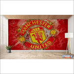 papier peint football Manchester United FC logo - Vignette | stickers foot