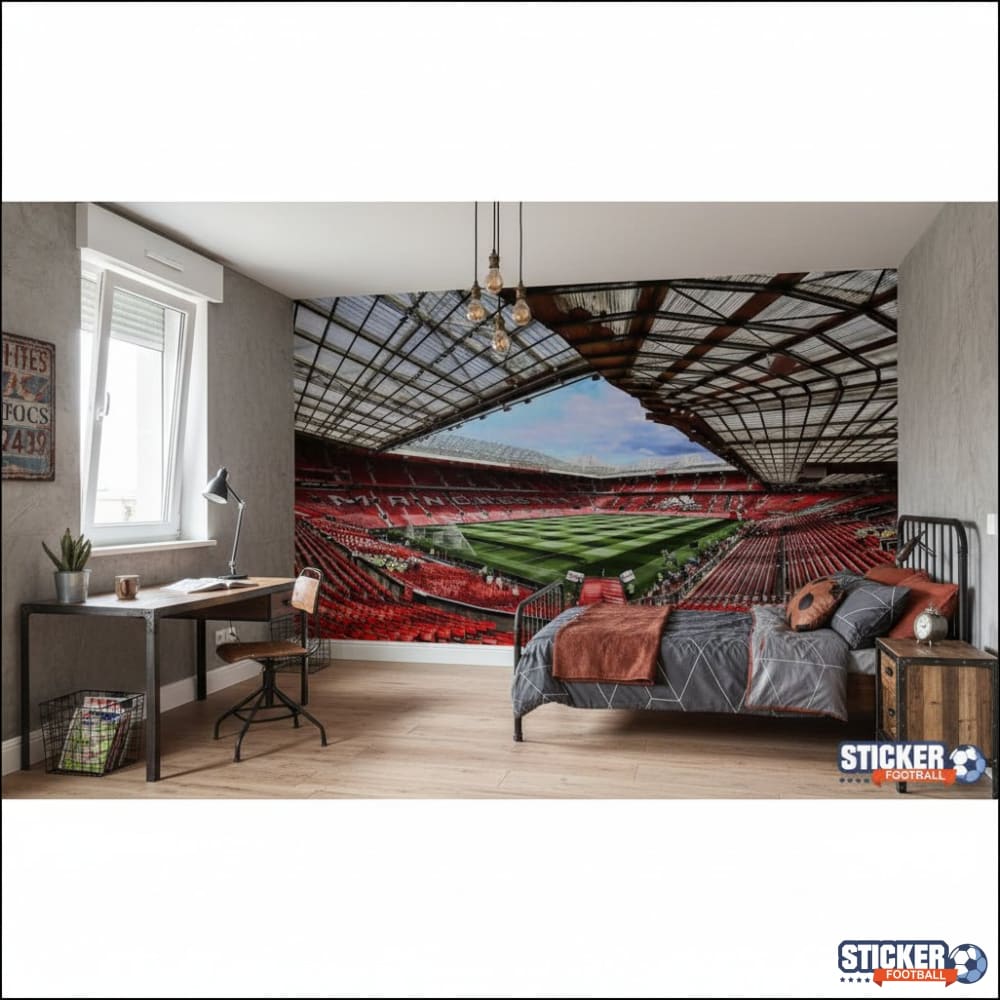 Visualisation papier peint football Manchester United Stade deco photo