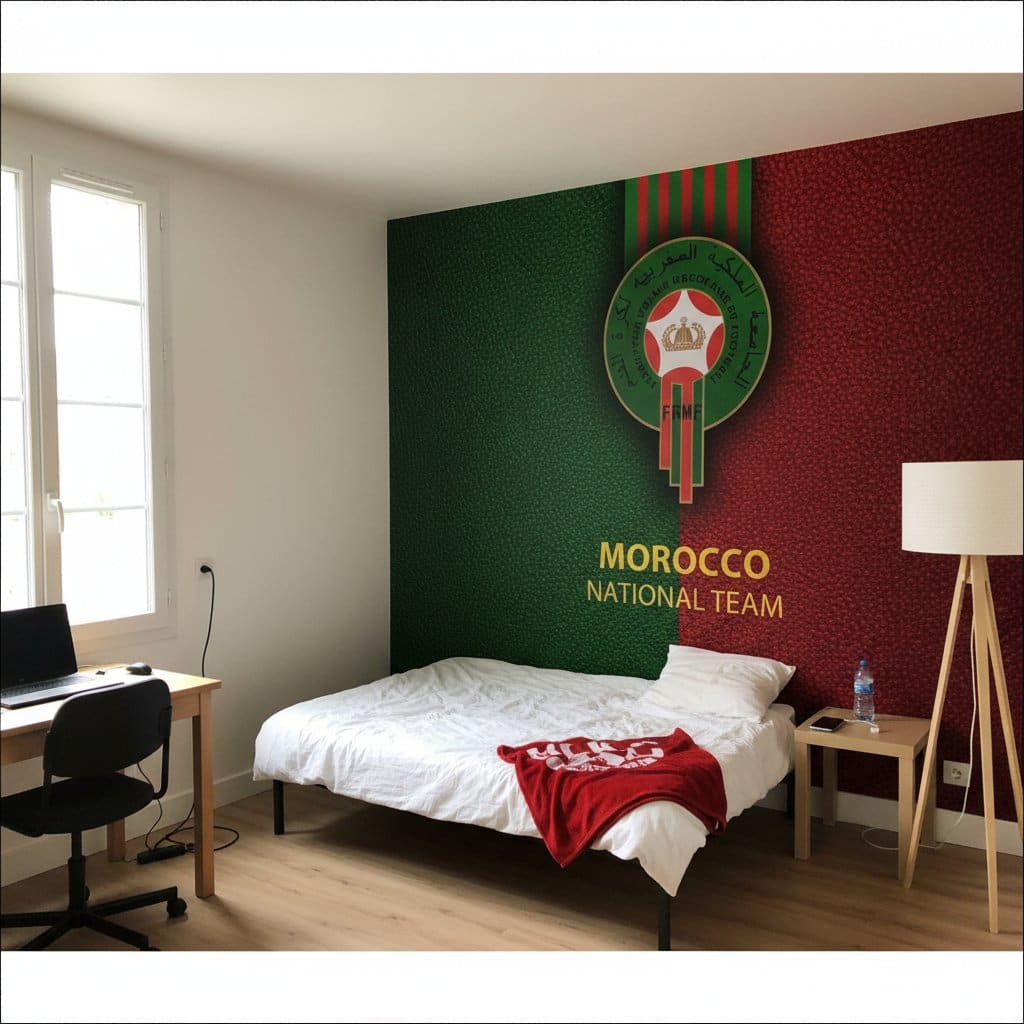 Visualisation papier peint football Maroc national