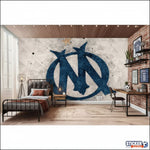 Papier peint football Marseille - Vignette | stickers foot