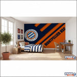 papier peint football Montpellier poster - Vignette | stickers foot