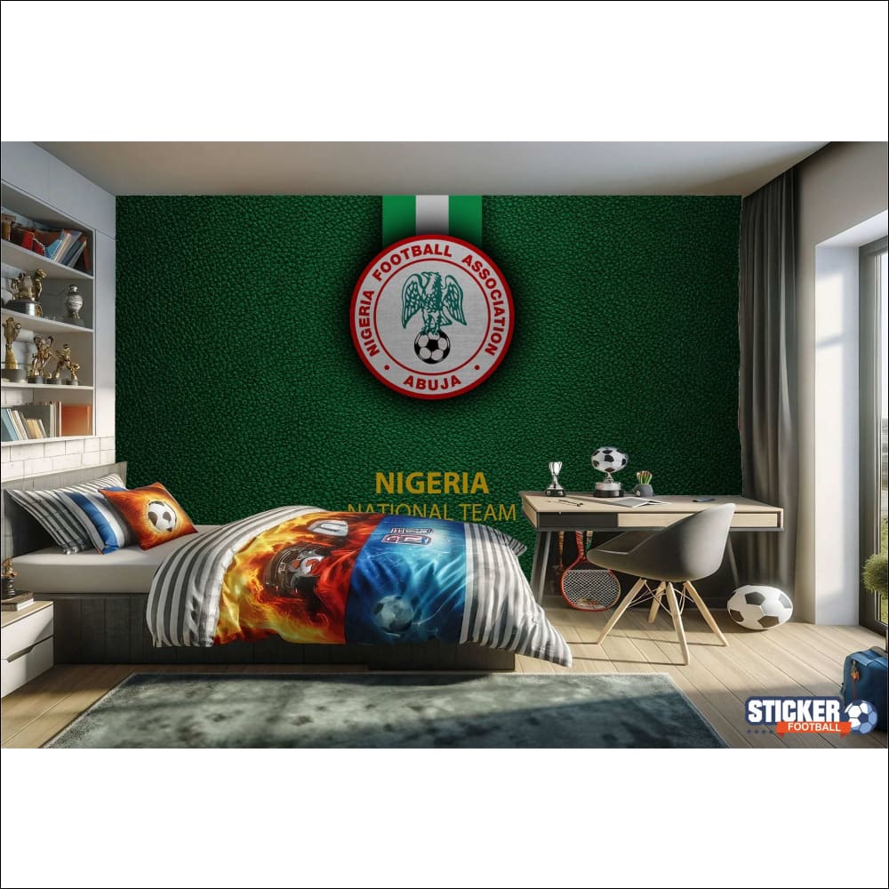 Chambre à coucher sur le thème du Nigeria.