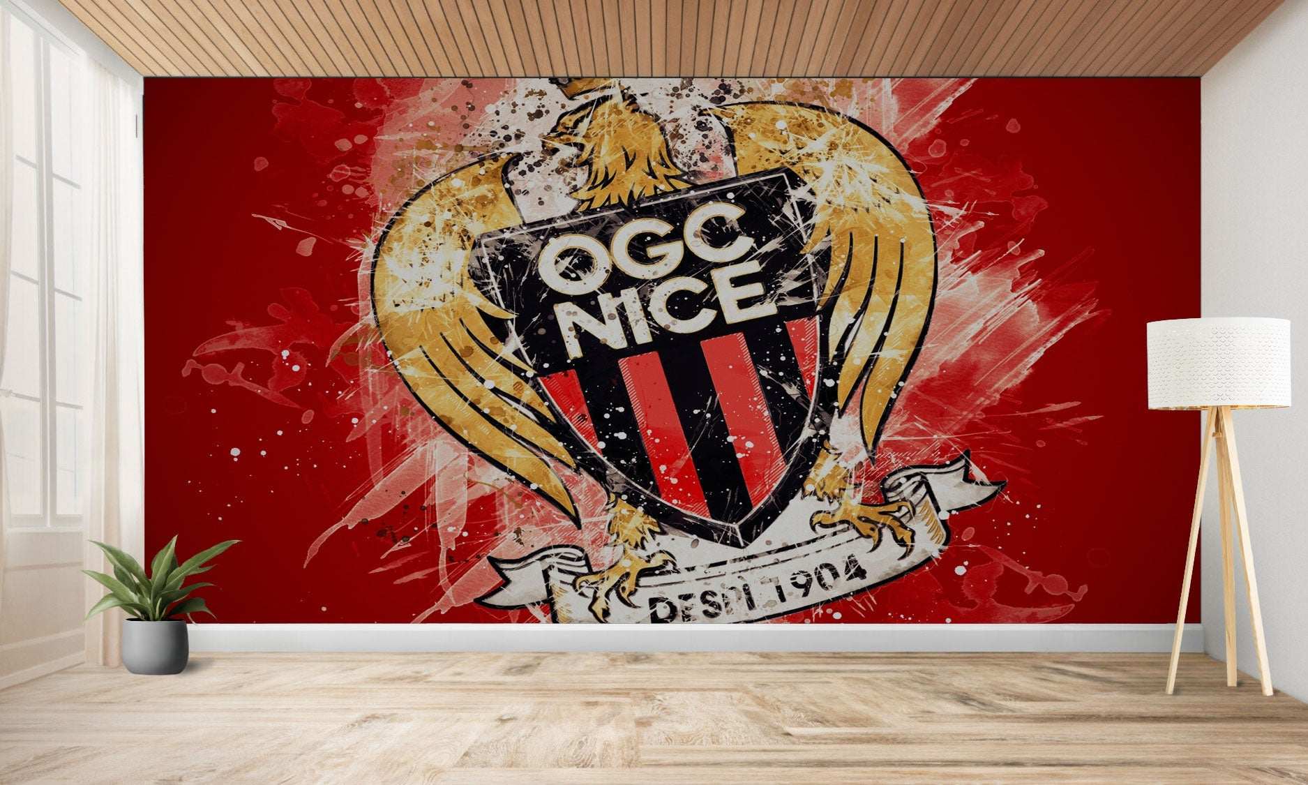 L’écusson de l’OGC Nice.