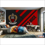 papier peint football OGC Nice poster - Vignette | stickers foot