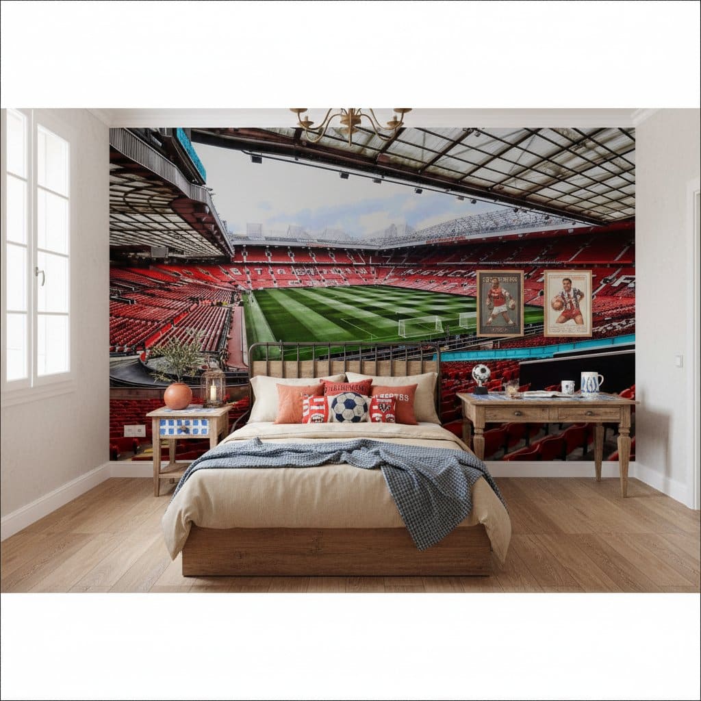 Visualisation papier peint football Old Trafford Devils Stade