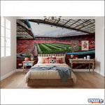 papier peint football Old Trafford Devils Stade - Vignette | stickers foot