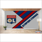 papier peint football Olympique Lyonnais - Vignette | stickers foot