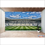 Papier peint football panoramique du stade Juventus - Vignette | stickers foot