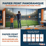 Papier peint football panoramique du stade Juventus - Vignette | stickers foot