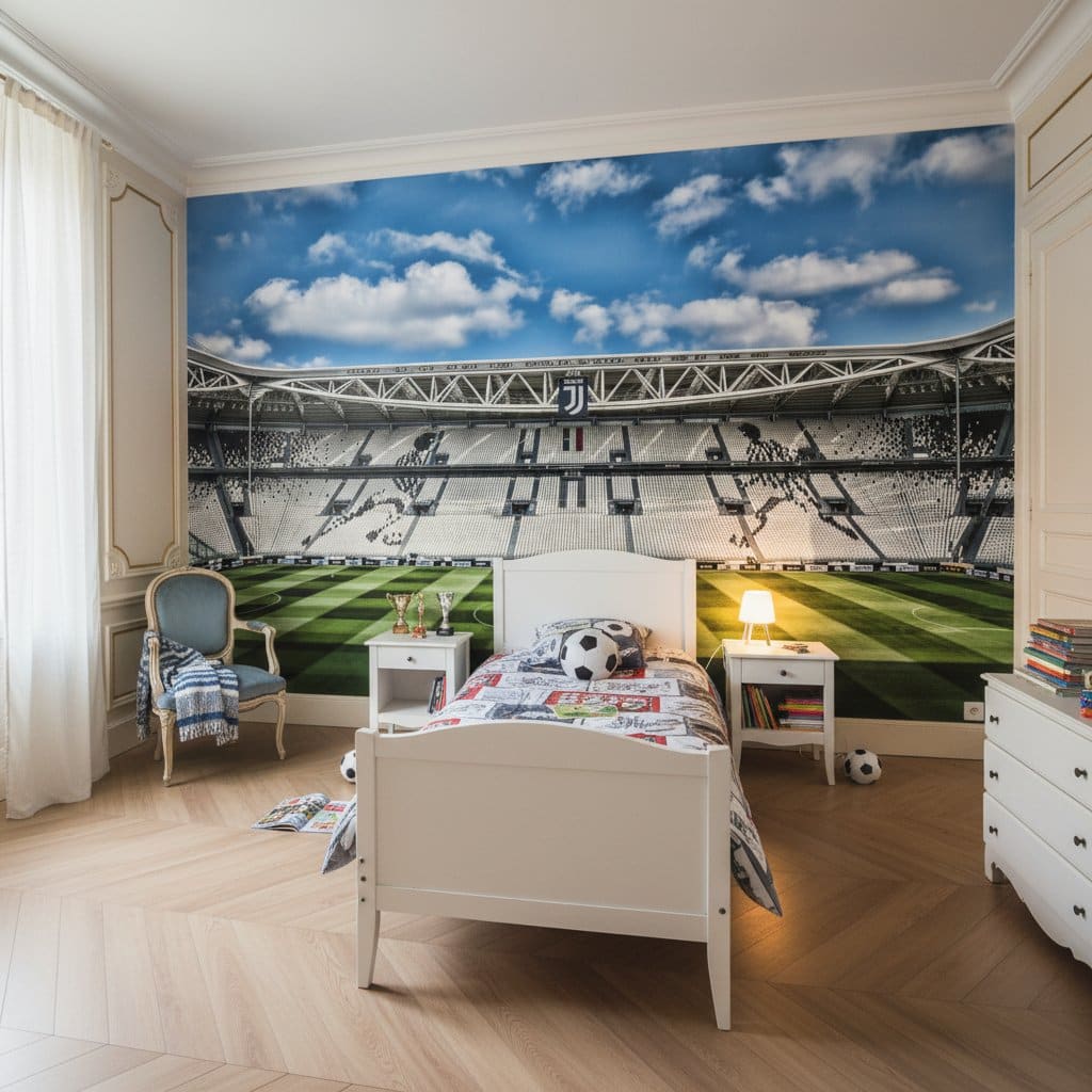 Visualisation Papier peint football panoramique du stade Juventus