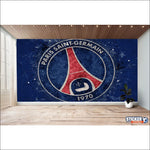 Papier peint football Paris Saint Germain sur mesure - Logo PSG - Vignette | stickers foot