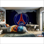 papier peint football PSG deco foot - Vignette | stickers foot