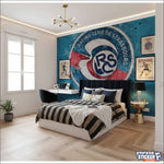 papier peint football RC Strasbourg Alsace - Vignette | stickers foot