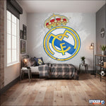 Papier peint football Real Madrid - Vignette | stickers foot