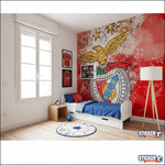 papier peint football SL Benfica deco - Vignette | stickers foot