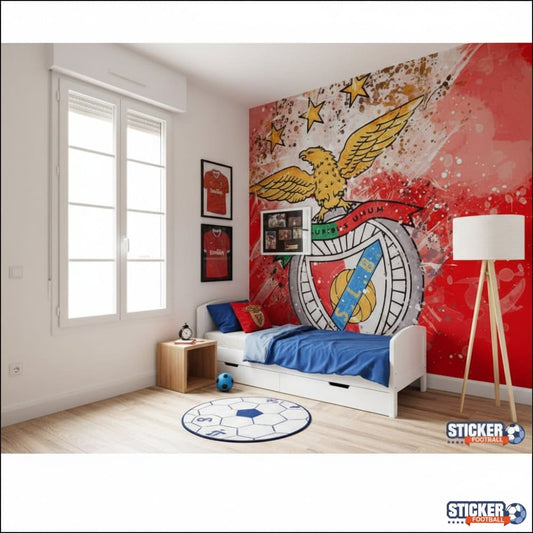 Visualisation papier peint football SL Benfica deco