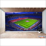 Papier peint football stade de foot - Camp Nou - Vignette | stickers foot