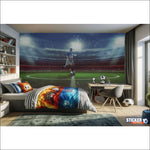 papier peint football stade joueur - Vignette | stickers foot