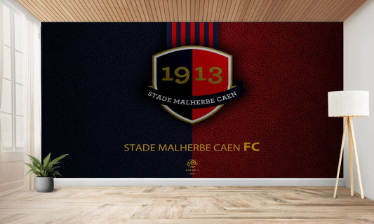 Peinture murale du Stade Malherbe Caen FC.