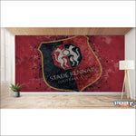 papier peint football Stade Rennais deco - Vignette | stickers foot