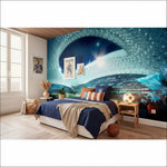 Papier peint football stade Vélodrome - Vignette | stickers foot