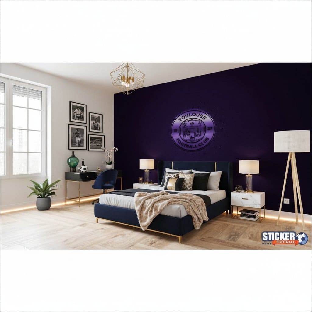 Visualisation papier peint football Toulouse 1