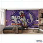 papier peint football Toulouse FC deco - Vignette | stickers foot