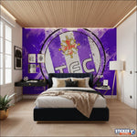 papier peint football Toulouse FC peinture - Vignette | stickers foot
