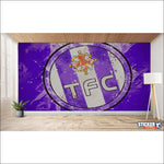 papier peint football Toulouse FC peinture - Vignette | stickers foot