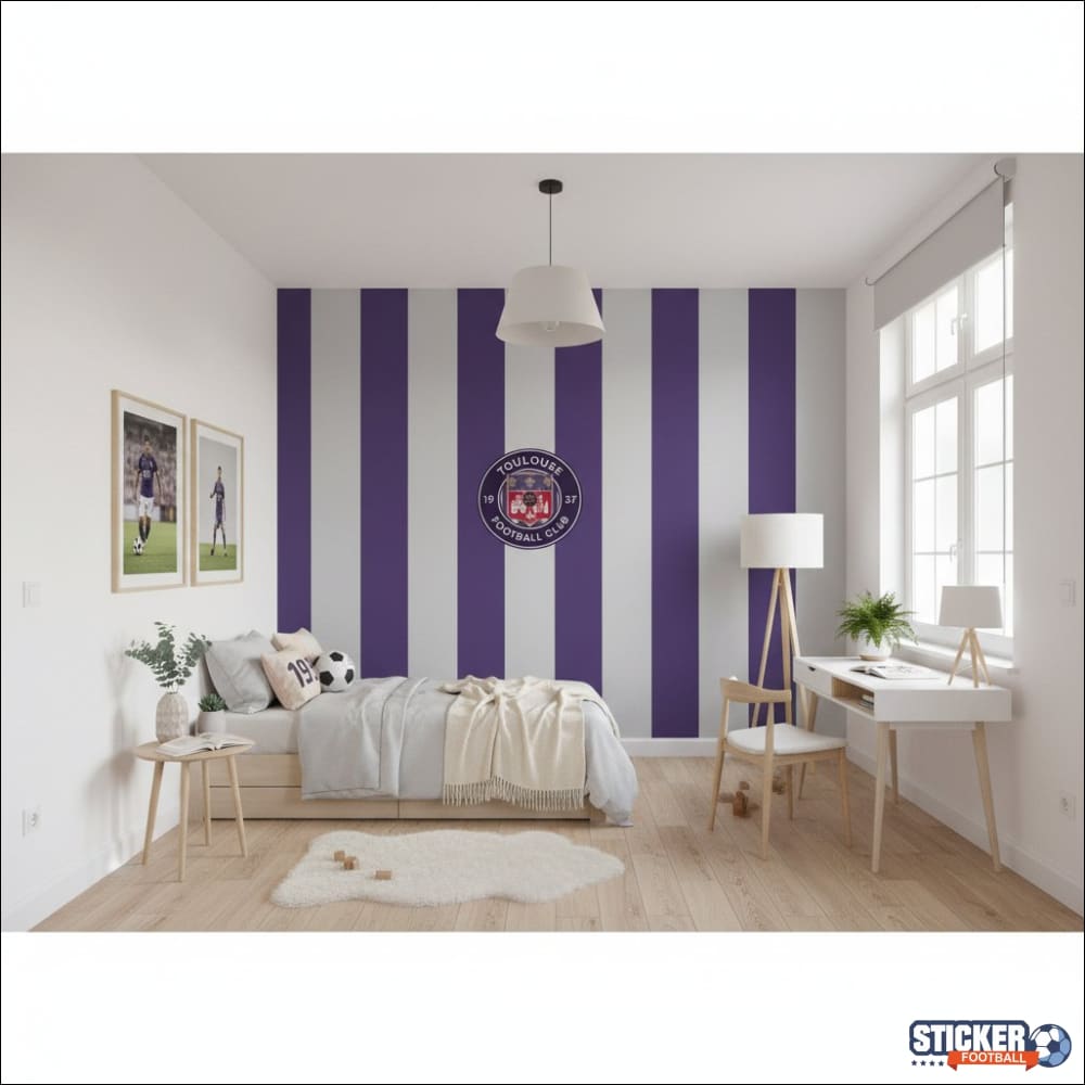 Visualisation papier peint football Toulouse