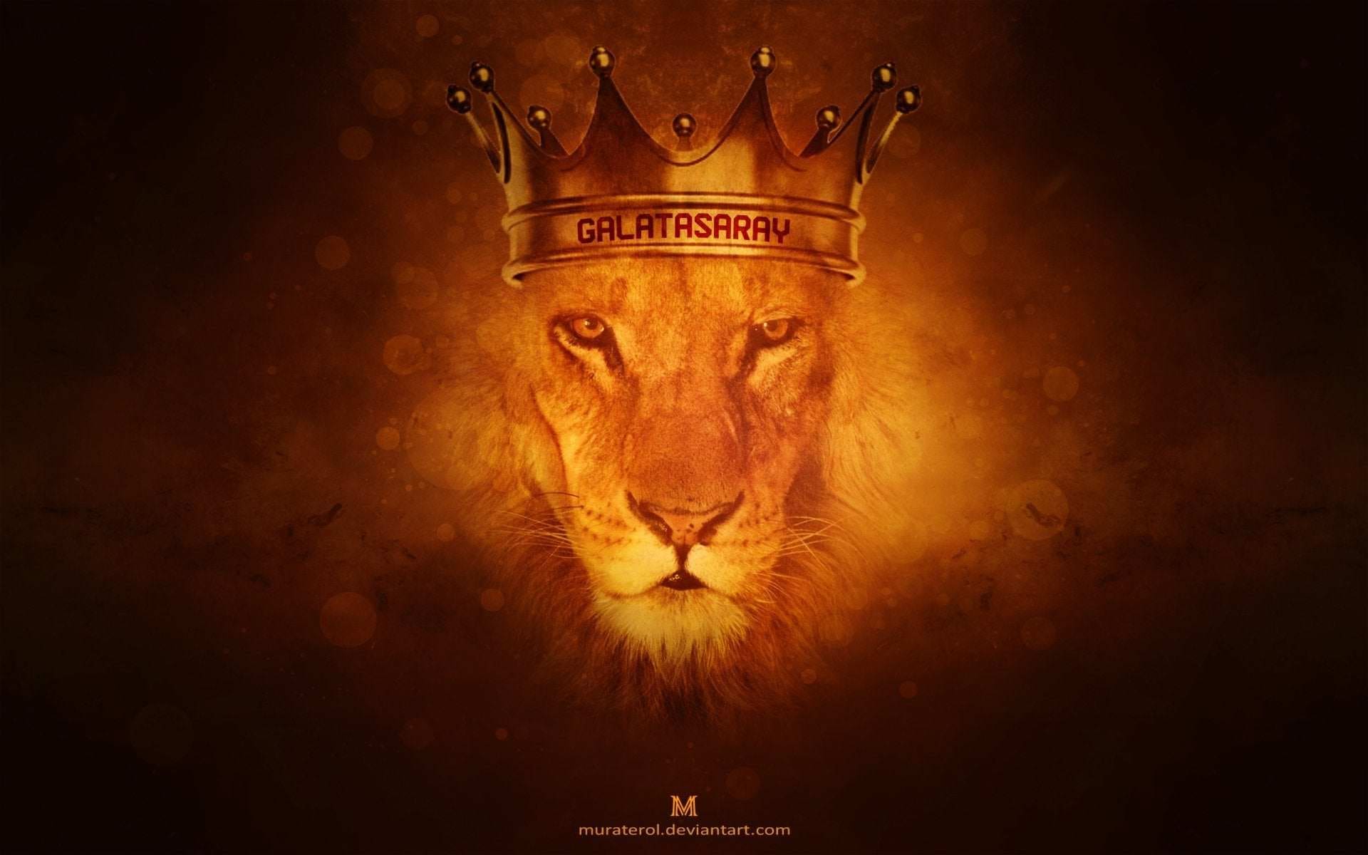 Lion portant une couronne.