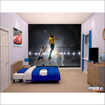 Papier peint joueur de foot - Vignette | stickers foot