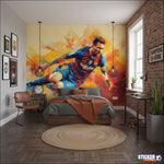 Papier Peint Lionel Messi - FC Barcelona Soccer - Vignette | stickers foot