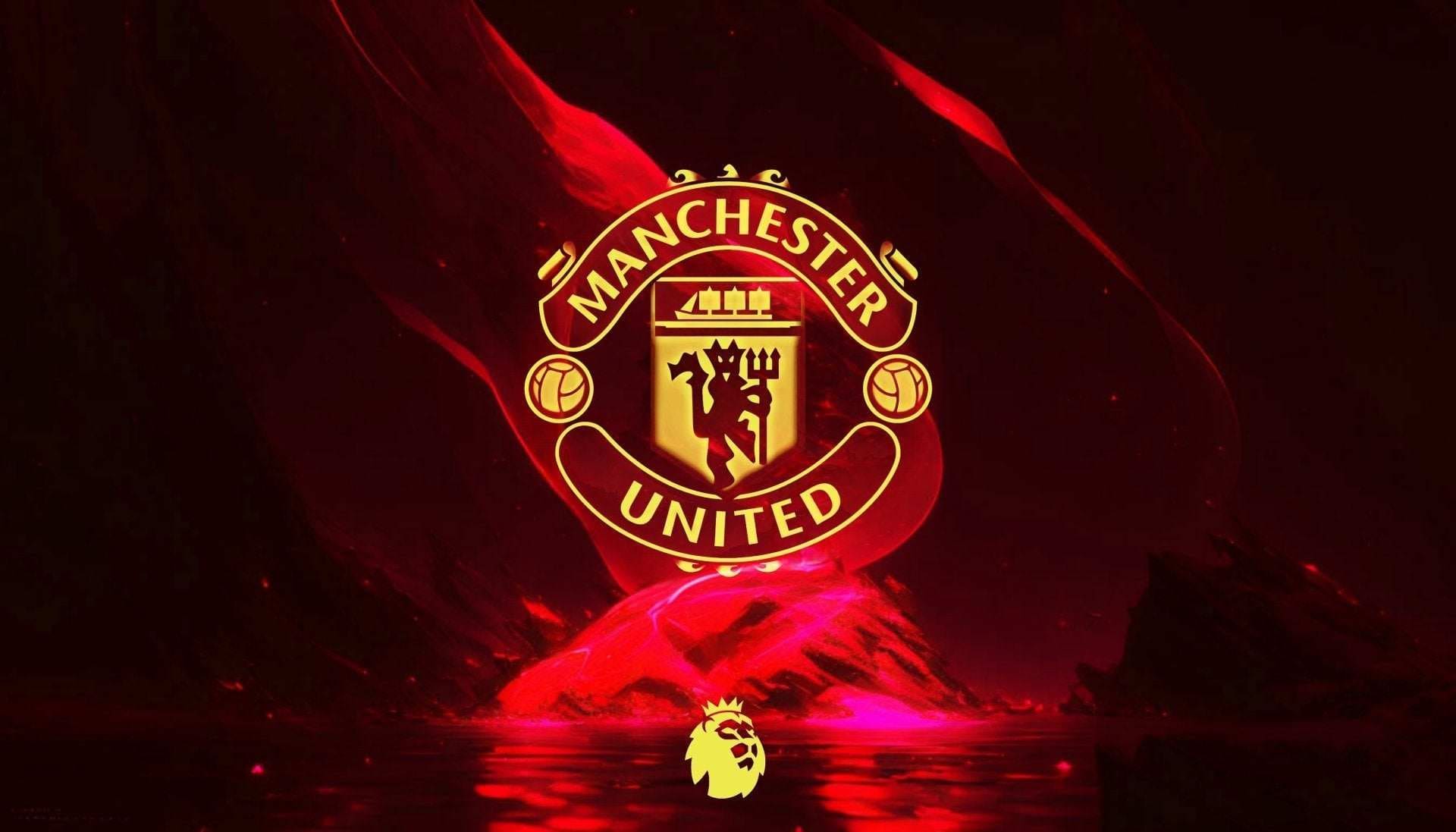 L’écusson de Manchester United.