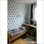 Papier peint motif logo OM - Vignette | stickers foot