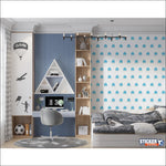 Papier peint motif logo OM - Vignette | stickers foot