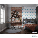 Papier peint motif logo OM - Vignette | stickers foot