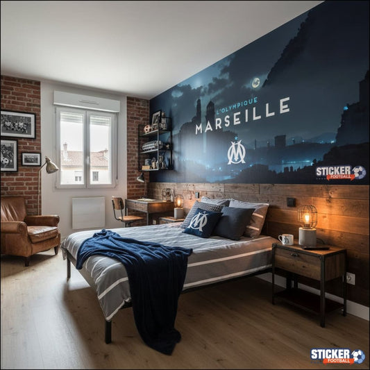 Visualisation Papier Peint OM: Décorez avec Passion Marseille