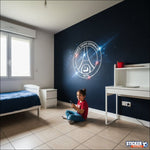 Papier Peint PSG Ambiance - Déco Supporter Passion - Vignette | stickers foot