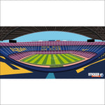 Papier Peint stade Camp Nou - FC Barcelona - Vignette | stickers foot