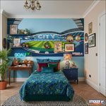 Papier Peint stade Etihad Stadium - Manchester City - Vignette | stickers foot