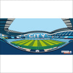Papier Peint stade Etihad Stadium - Manchester City - Vignette | stickers foot